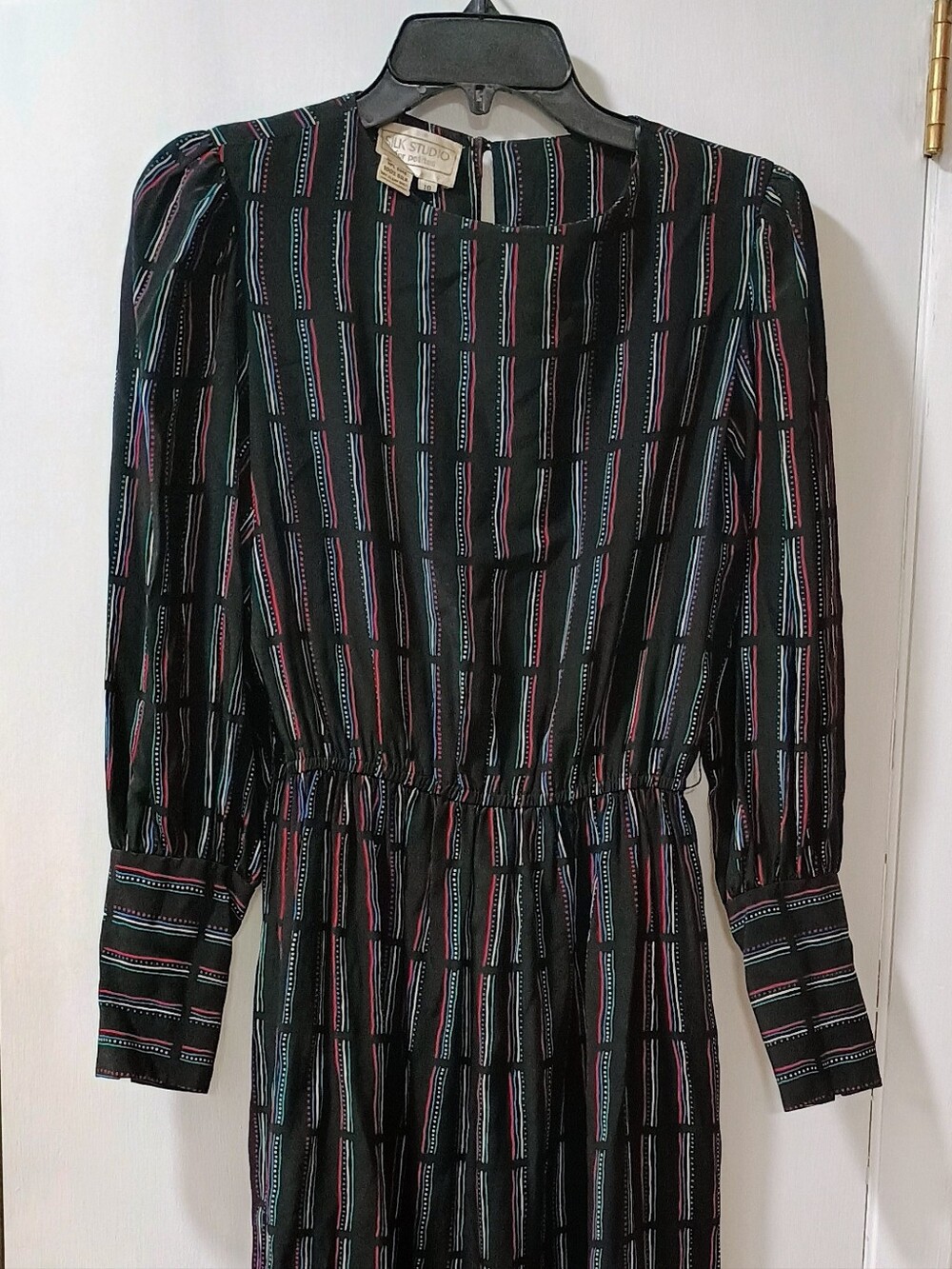 Vintage Silk Studio 100% Silk 1980s Dress